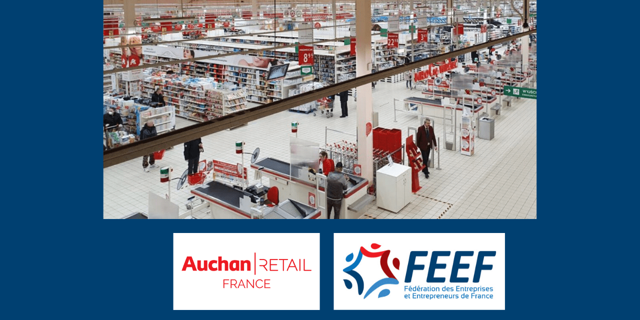Auchan Retail France autorise les forces de vente des PME/TPE adhérentes à la FEEF à revenir en magasin après ouverture