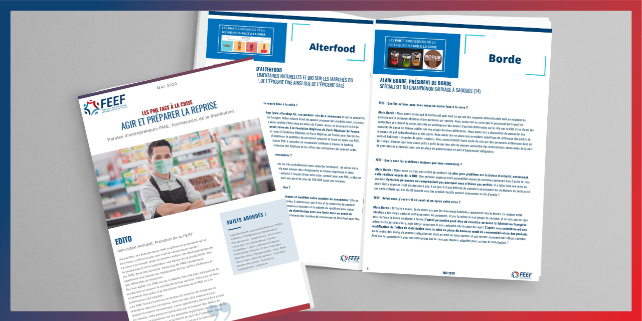 Paroles d&rsquo;entrepreneurs PME : agir et préparer la reprise