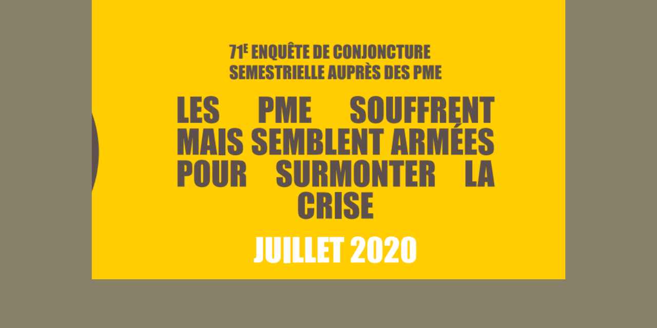 ENQUÊTE DE CONJONCTURE PME DE BPI FRANCE